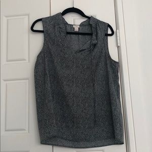 J.Crew Ruffle Sleeveless Blouse